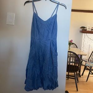 Lauren Conrad Chambray knee length dress